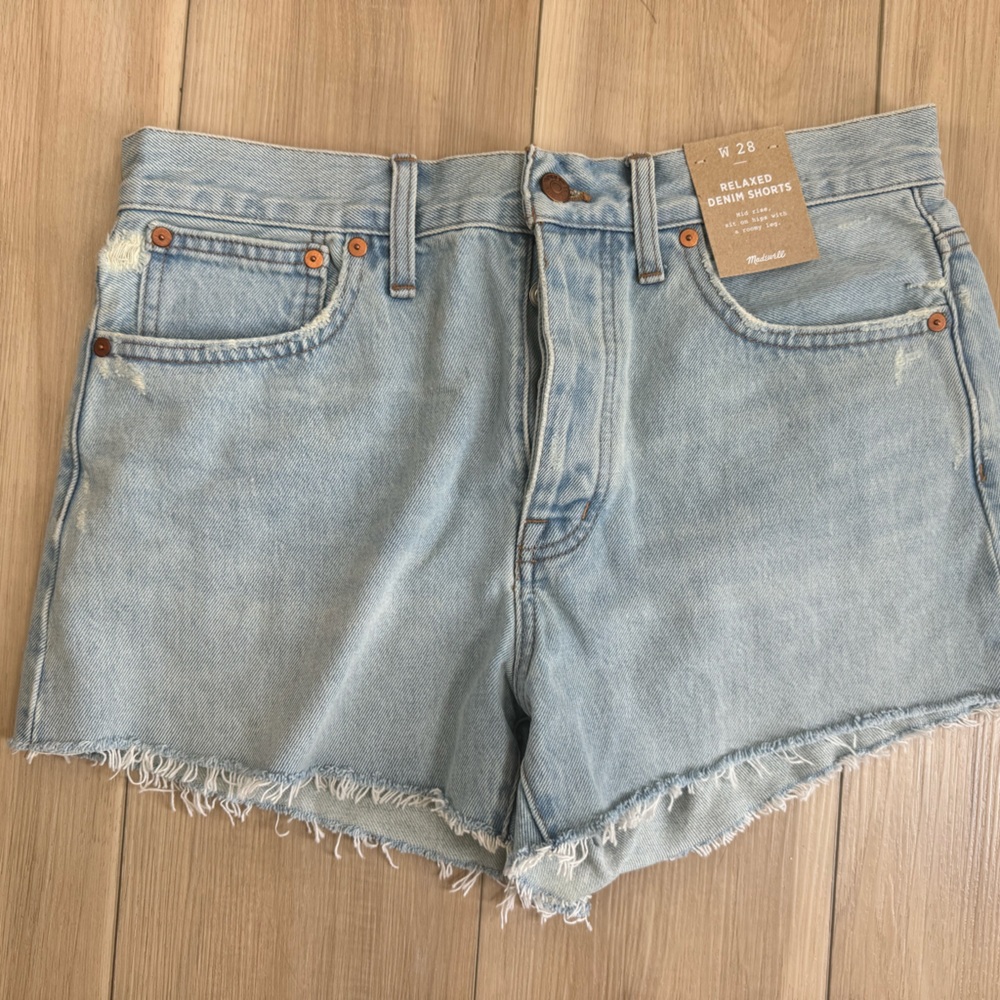 Madewell relaxed denim short